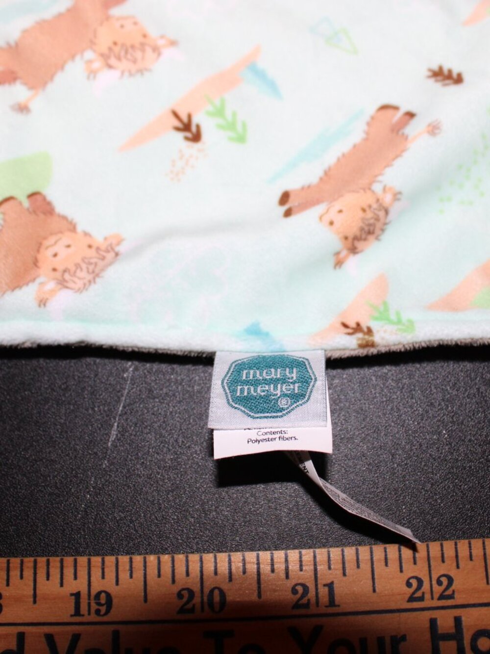 Mary Meyer Pineapple Baby Lovey Security Blanket Pinched Corners - Picture 4 of 4